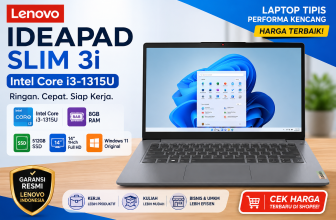 Lenovo IdeaPad Slim 3i Intel Core i3-1315U RAM 8GB SSD 512GB Windows 11