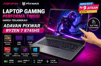ADAVAN Pixwar Ryzen 7 8745HS – Laptop Gaming Touchscreen Kencang Harga 9 Jutaan, Worth It?