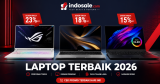 3 Laptop Premium Terbaik 2026 — Diskon Besar di Tokopedia, Shopee & Lazada